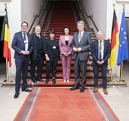 Delegatie van de Duitse Bundestag op bezoek in de Senaat