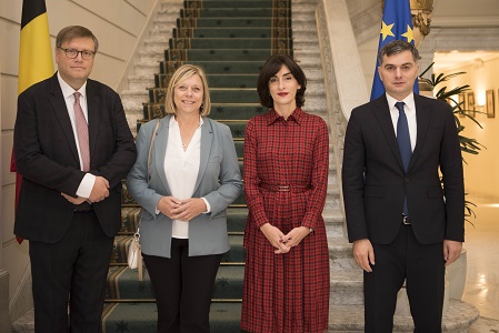 Bezoek van de Commissie voor de Europese Integratie van het Parlement van Georgi