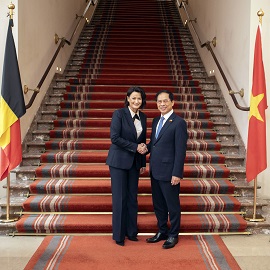 Bezoek van de minister van buitenlandse zaken van Vietnam