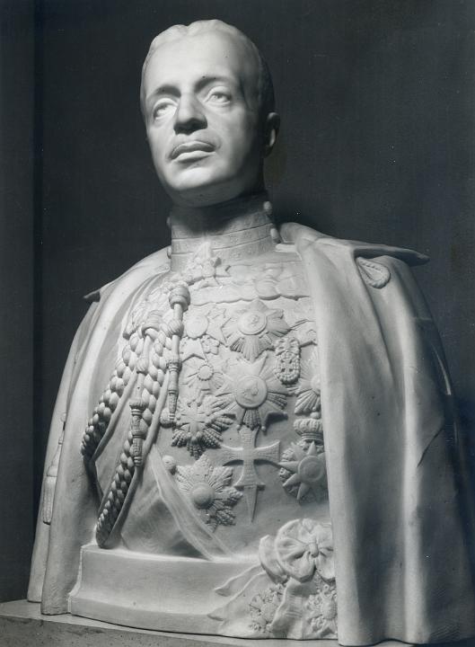 le Marquis de Villalobar  1920  Godefroid Devreese -  marbre blanc