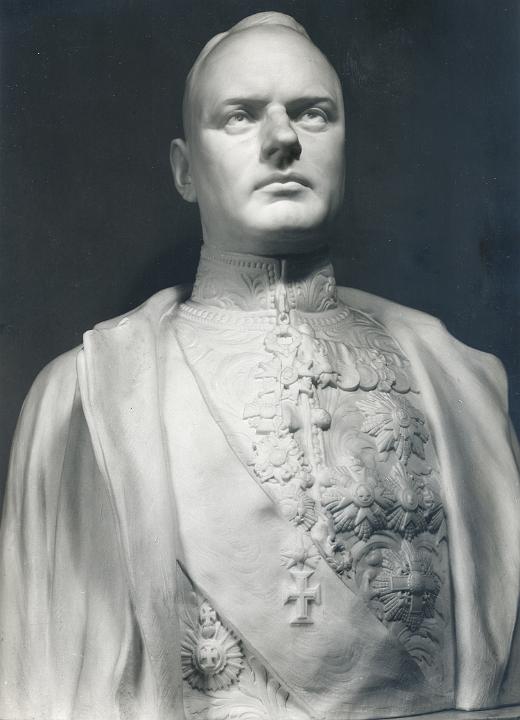 Maurits van Vollenhoven  1920  Godefroid Devreese  - marbre blanc