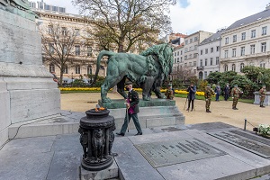 plechtigheid bij het Graf van de Onbekende Soldaat in Brussel