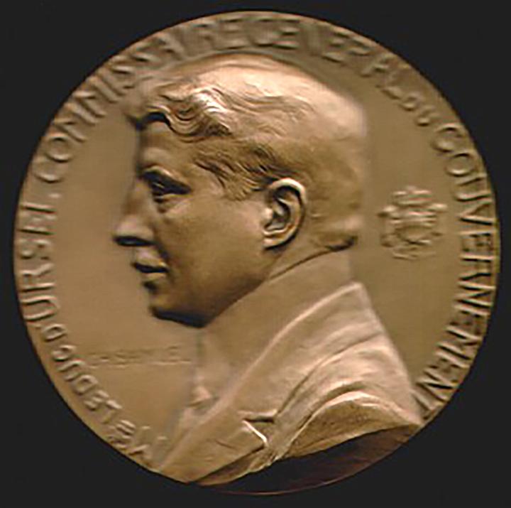 M�daille du Duc Robert d'Ursel par Ch. Samuel