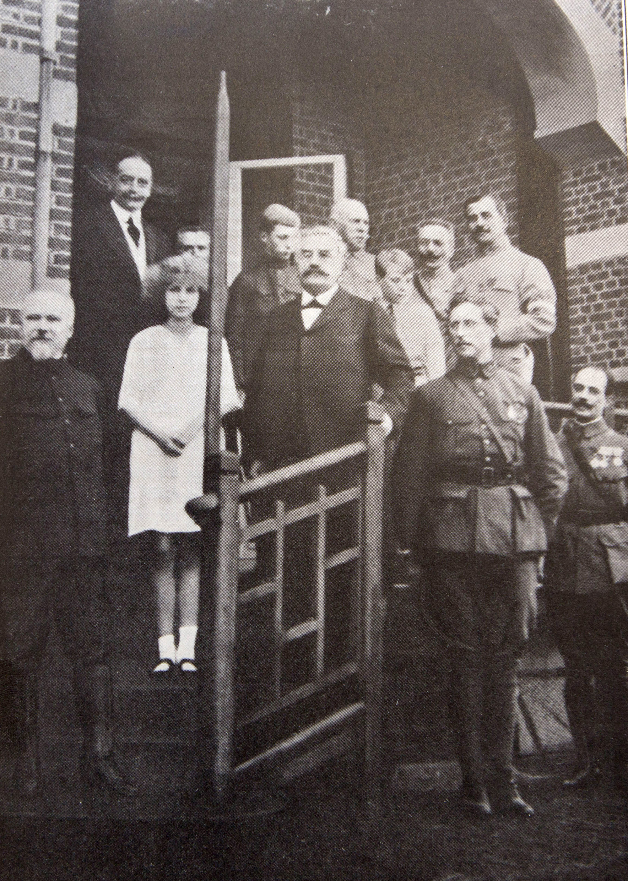 Visite du Pr�sident Fran�ais, Raymond Poincar�, chez le Roi Albert Ier � la Panne