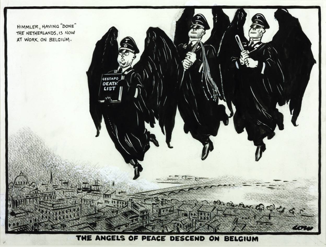 The Angels of Peace Descend on Belgium, publi� en 1944, dans le journal londonien The Evening Standard