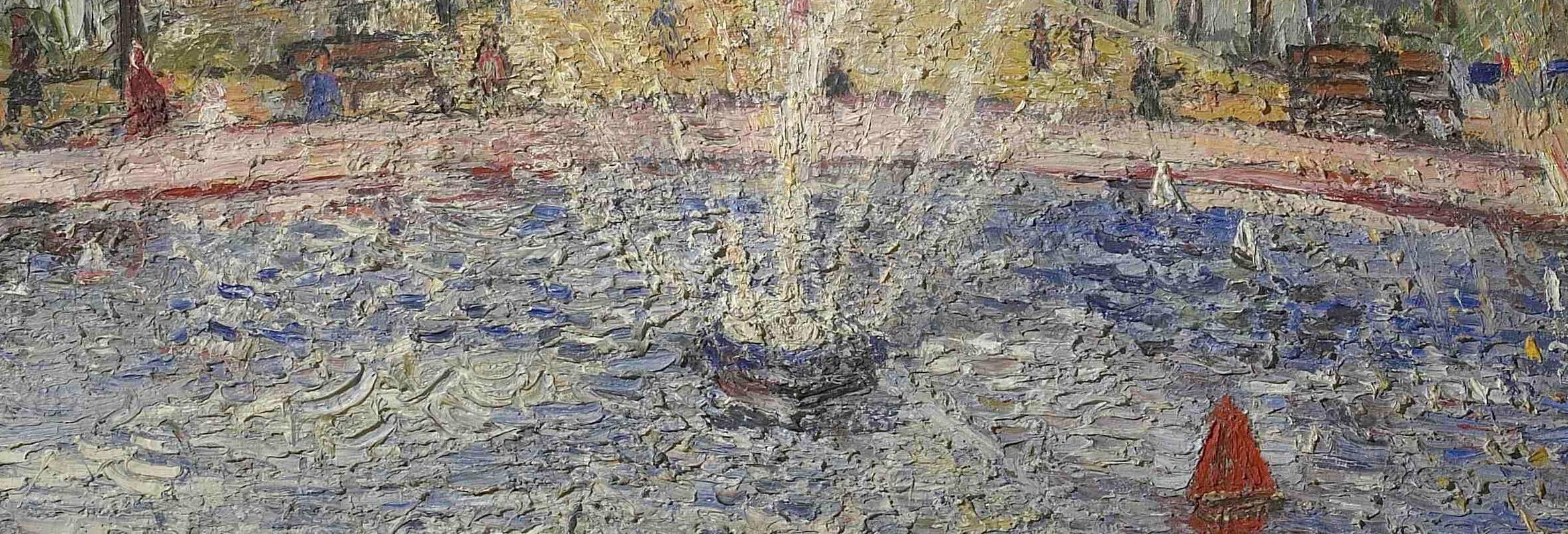 H-V Wolvens, Le jet d'eau, 1944 - Coll. Snat de Belgique - Dtail