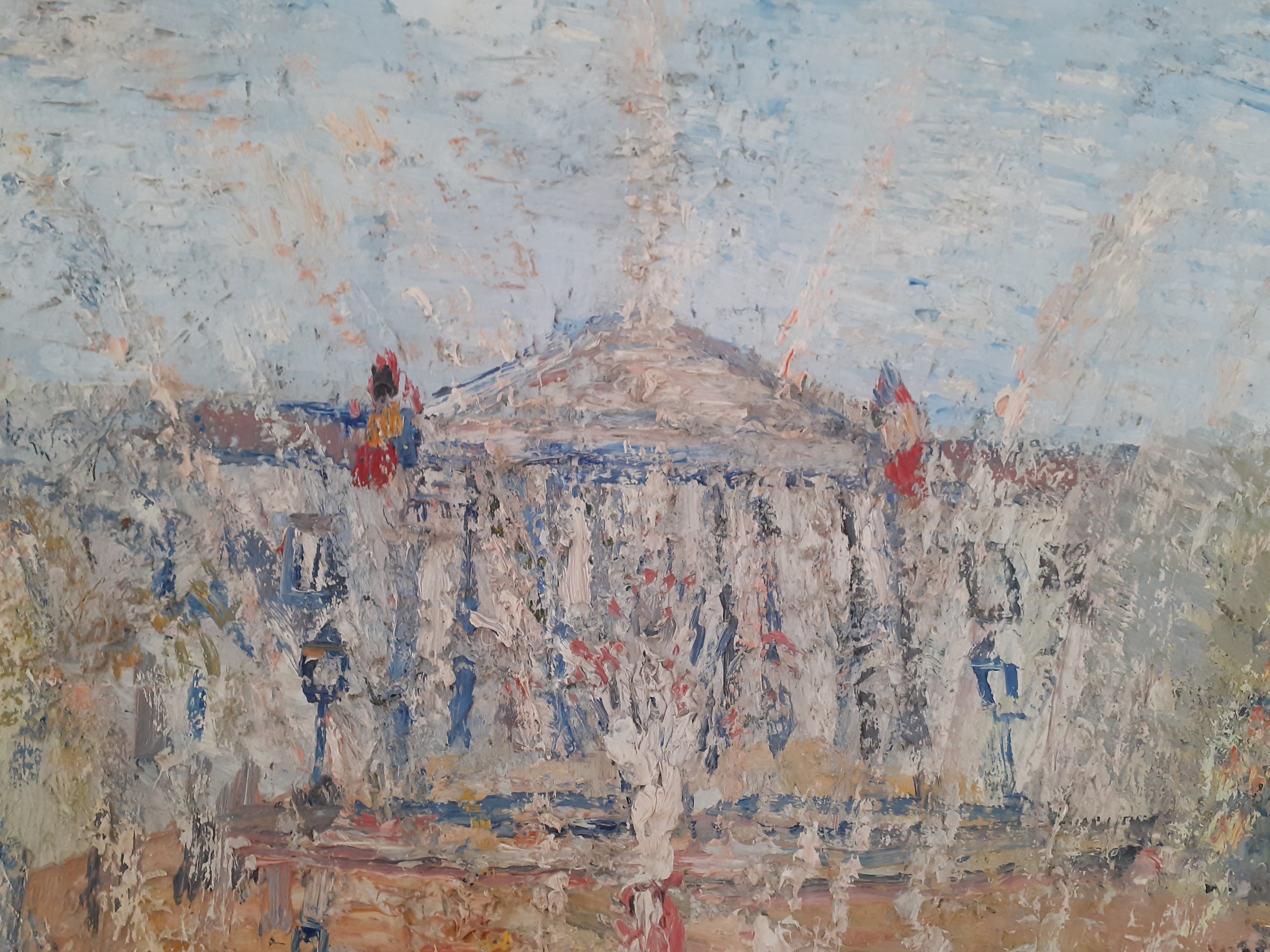H-V Wolvens, Le jet d'eau, 1944 - Coll. Snat de Belgique - Dtail