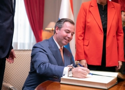 Visite du Grand-Duc du Luxembourg