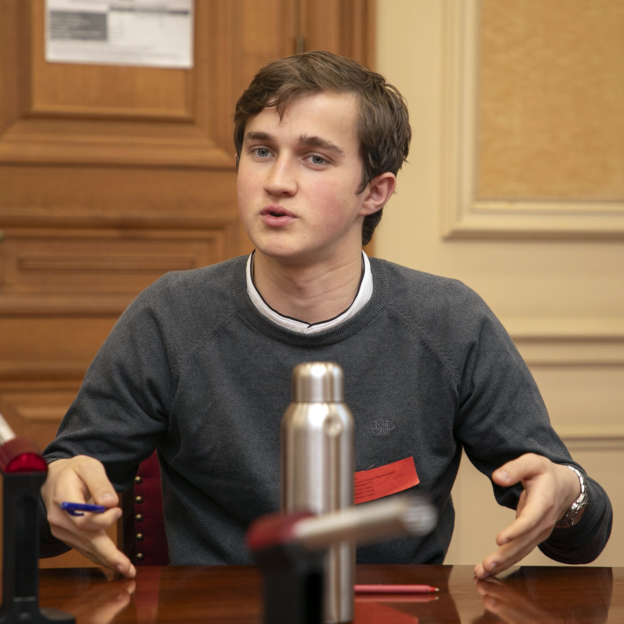  Scholierenparlement in de Senaat