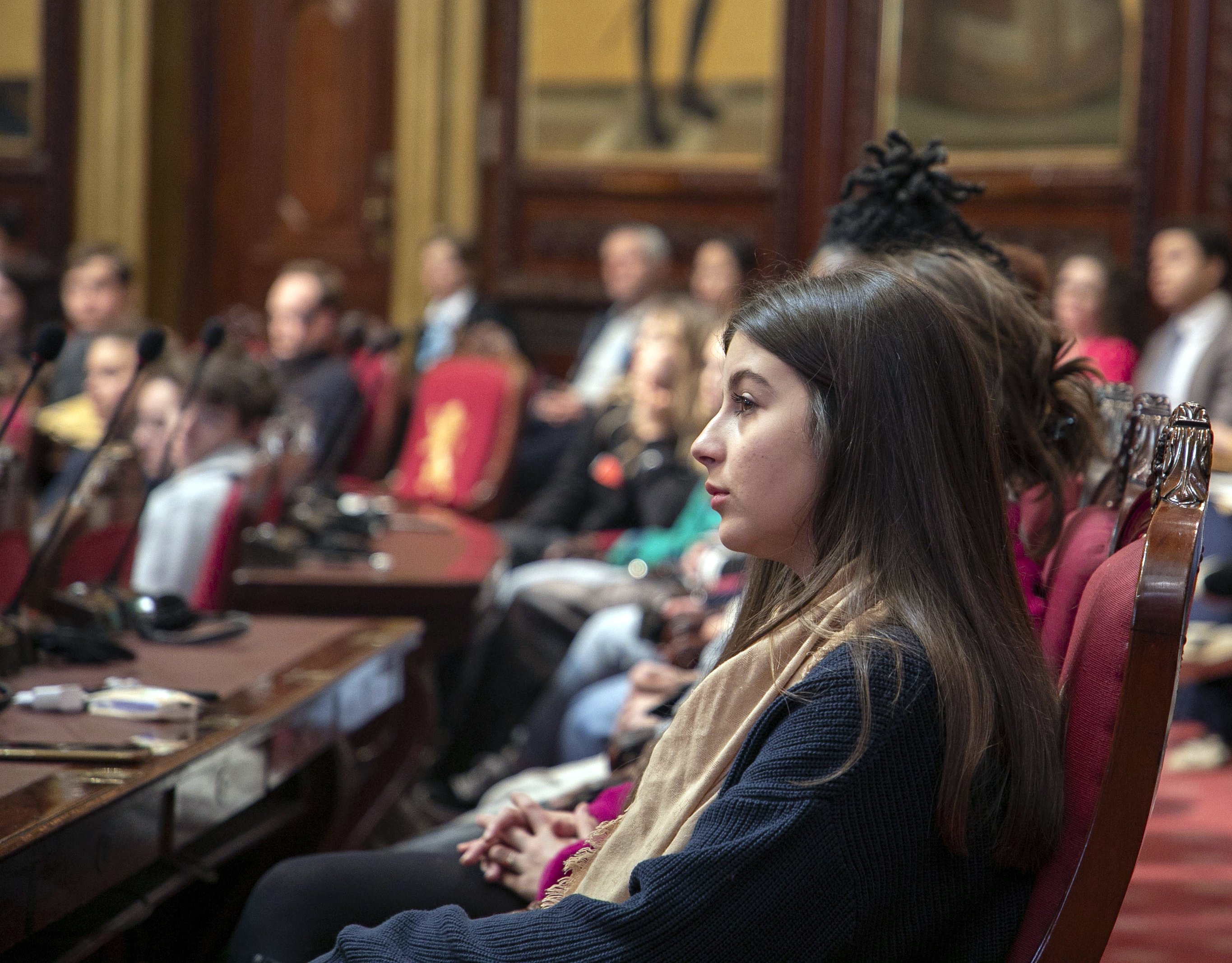  Scholierenparlement in de Senaat