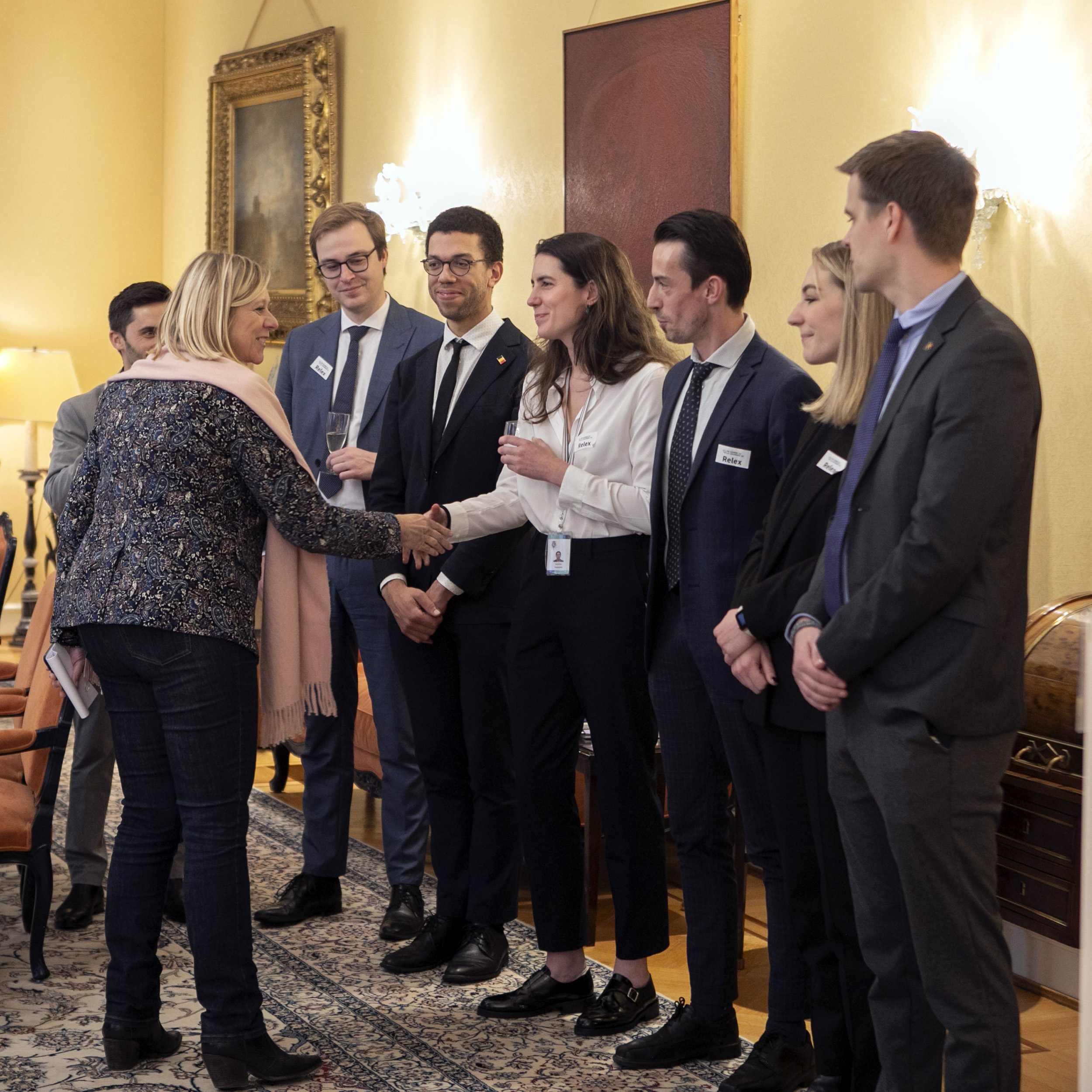  Stagiairs-diplomaten ontdekken de parlementaire diplomatie