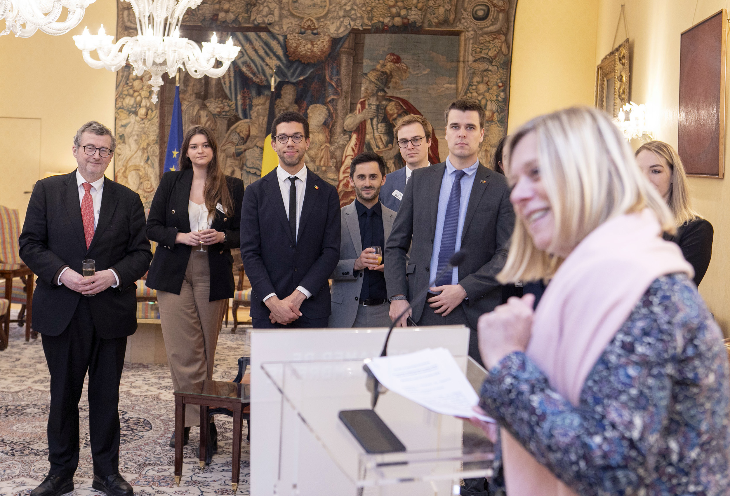  Stagiairs-diplomaten ontdekken de parlementaire diplomatie