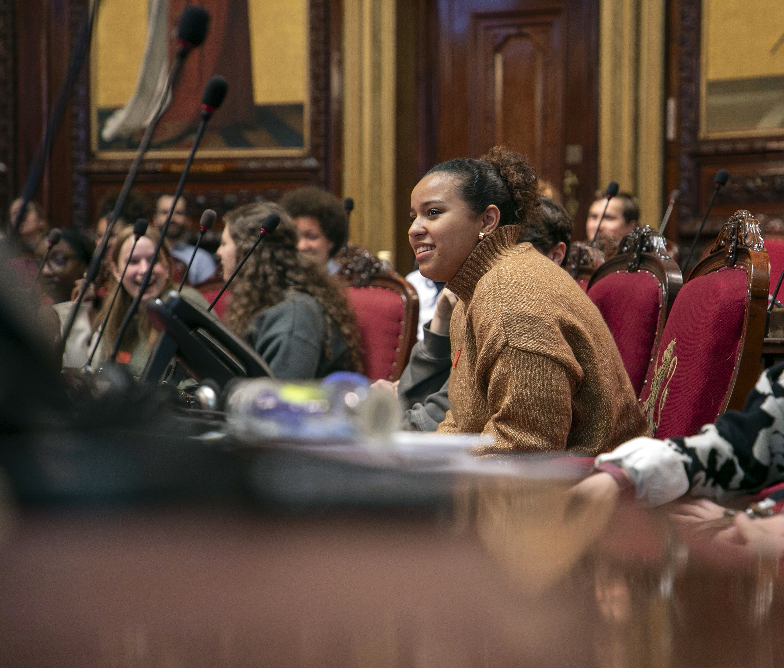  Scholierenparlement in de Senaat