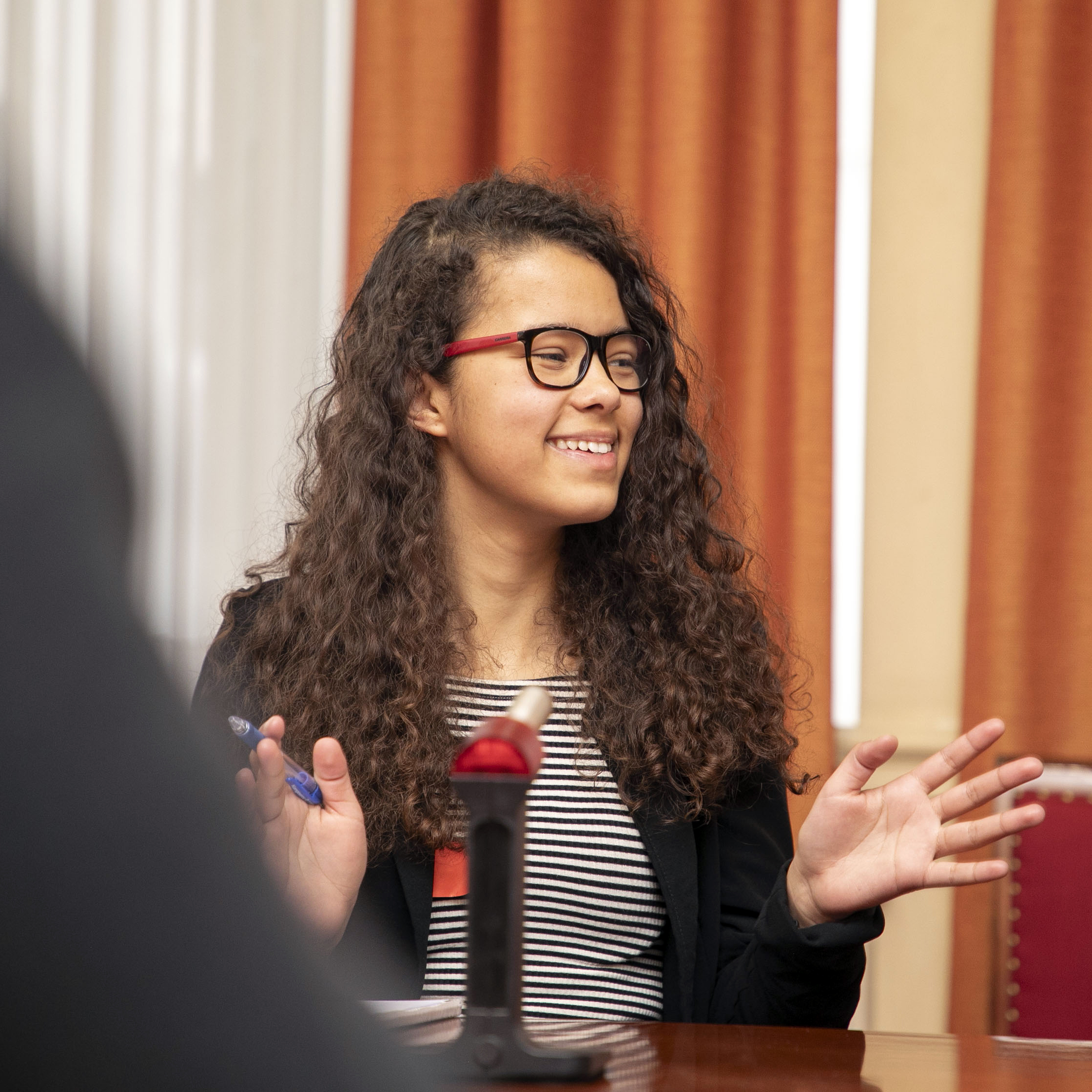  Scholierenparlement in de Senaat