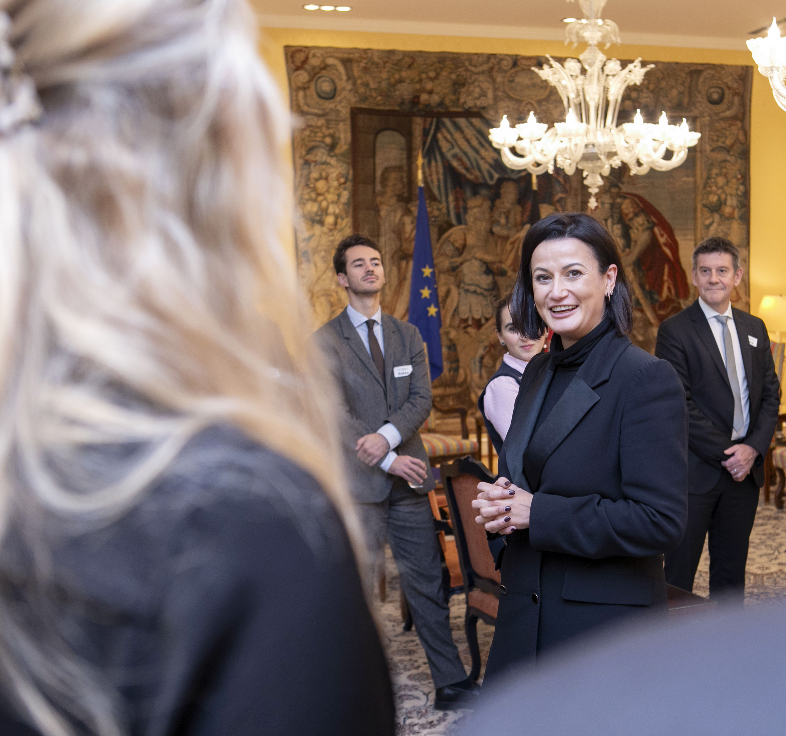  Stagiairs-diplomaten ontdekken de parlementaire diplomatie