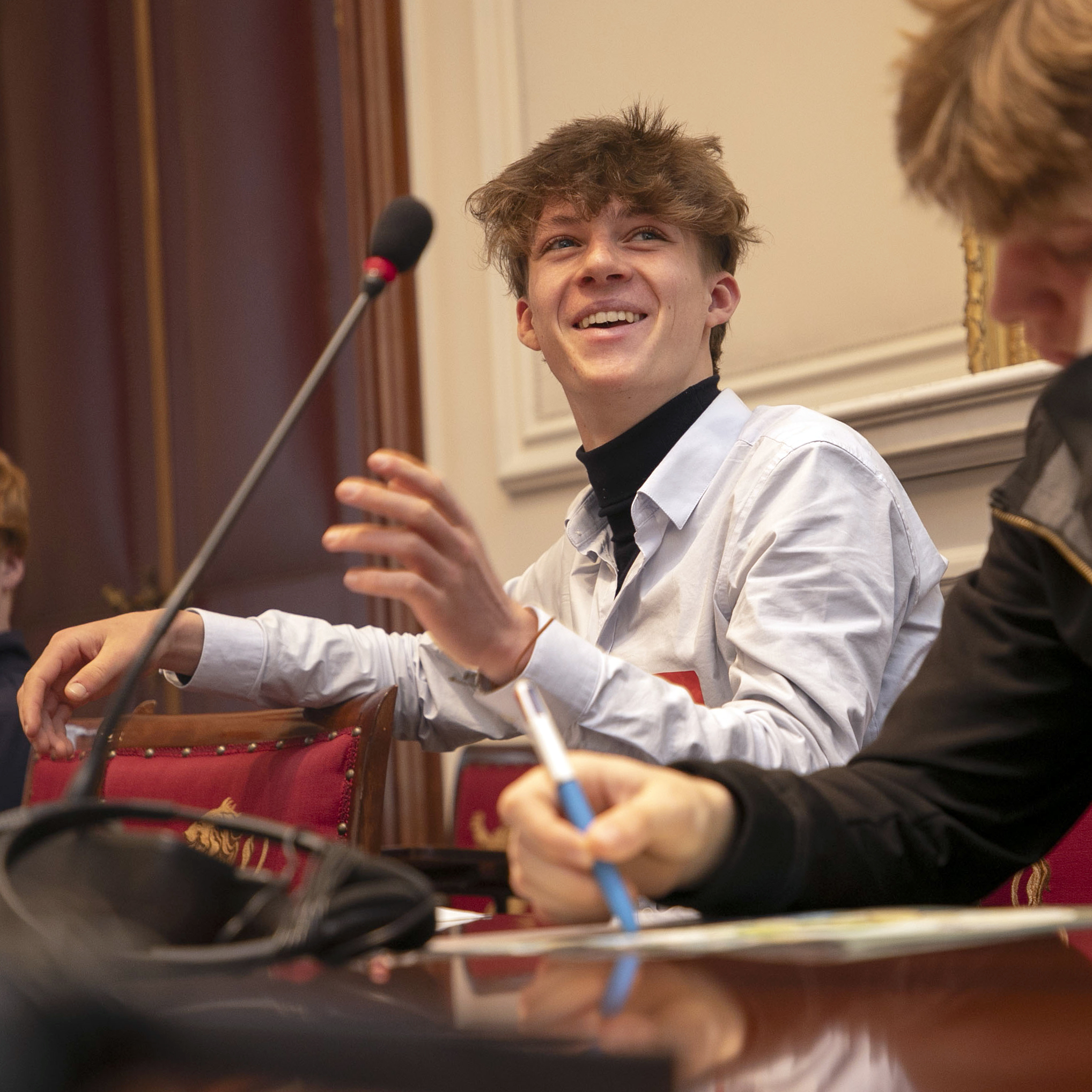  Scholierenparlement in de Senaat