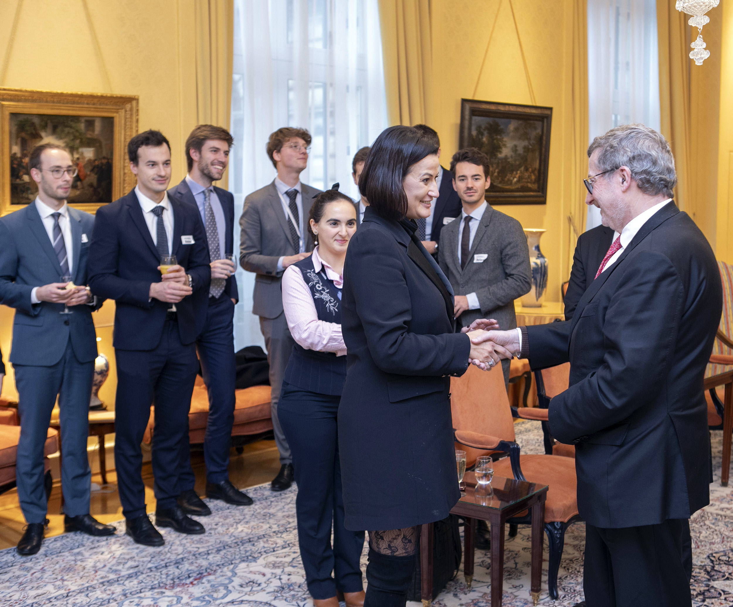  Stagiairs-diplomaten ontdekken de parlementaire diplomatie